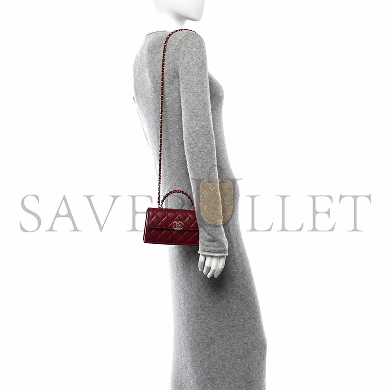 CHANEL MASTER 25S TOP HANDLE KELLY CLUTCH (19*10*4.5cm)